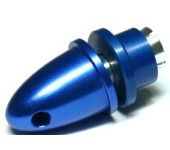 RC Model 4mm Hole Blue Metal Propeller Adapter