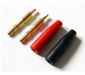 4mm Banana Plugs 1 Red/ 1 Black Code 1101 BNPL40