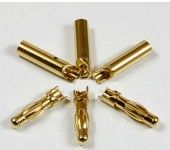4mm Golden Plated Connector (3 pairs) AM-1003E