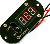 5V,6V/ 5A BEC Output Switch Harness W/LED Voltage Meter SWTBEC 2108#