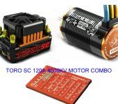 Toro SC120A 4000kv Motor Combo for 1/10 Short Course