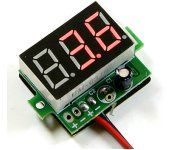 On-board LED 3-30V Battery Voltage Checker W/JR Connector DGBTVC