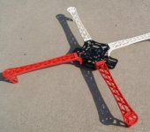Z600 FlameWheel Flame Center without circuit board Red and white