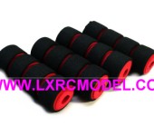 Sponge cases Shock absorption Protective sleeve RED and Black D8-4 section 4pcs