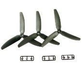 GEMFAN 5030 3-blade Counter Rotating Propellers - Black