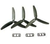 GEMFAN 5030 3-blade Counter Rotating Propellers - Black 