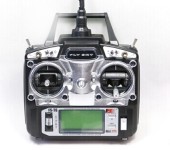 Flysky FS-T6-RB6 FS 2.4GHz RC Helicopter Transmitter 6CH 6 Channel Radio 
