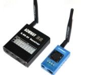 Aomway 5.8G 1000mW Audio/Video AV 1W Transmitter + 5.8G 32CH  RX Antenna