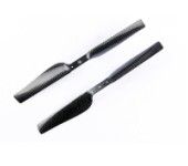 Parrot 8 x 3.8 inch 3K Carbon Propeller Set (one CW, one CCW) for Mini Quadcopter