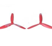 Tarot 5 inch 3-leaf Propeller Prop Paddle Clover CW/CCW 1-pair Red TL300E2