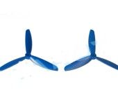 Tarot 6 inch 3-Blade Propeller CW/CCW 1-Pair Blue TL400E3