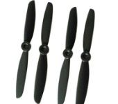 Gemfan 5045 5*4.5 Propeller Prop CW Black 4pcs for QAV250 RC Quadcopter