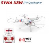 Syma X8W Explorers WiFi FPV RC Quadcopter with 2MP Camera RTF Black or White
