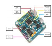 F3 FC ACRO and MinimOSD Flight Controller Board  