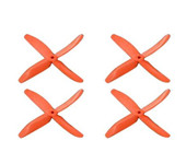 2 Pairs Orange DALPROP 5040 Q5040 4 Blade PC Propeller CW CCW For ZMR250 QAV250 RC Multirotors