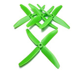 2 Pairs Green DALPROP 5040 Q5040 4 Blade PC Propeller CW CCW For ZMR250 QAV250 RC Multirotors