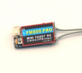 FM800 PRO 2.4G 8CH Mini Receiver Support SBUS CPPM Compatible with FUTABA FASST For RC Multirotor