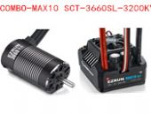 Hobbywing EZRUN MAX10 SCT 120A Brushless ESC + 3660SL G2 3200KV  Motor Set for 1/10 RC Car Truck 