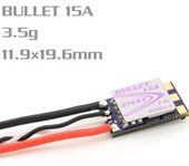 Emax Bullet Series 15A 2-4S BLHELI_S ESC Support Onshot42 Multishot D-shot Ready