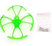 4 PCS  Propeller Guard For Aurora 100 Mini FPV Racer 1102 1103 1104  1105 Brushless Motor green 