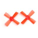 1735 43mm 4 Blade PC Propeller 1.5mm Hole For 11xx Motors Micro FPV Racing Frame RED