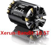 Hobbywing XERUN Bandit 10.5T Brushless Sensored 540 Motor #BANDIT-10.5T-BLACK-G2