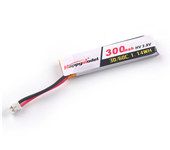 Happymodel 3.8V 300mAh 30C 1-2S Rechargeable Lipo Battery PH2.0 Plug for Mobula7 Snapper6/7/8 UR65 US65 UK65