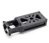 D25 Aluminium/ Carbon Fiber Motor Mount - Black