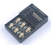 Happymodel 1S LIHV 6in1 Charger 3.7V 3.8V 1S06 RC lithium Battery 6-way w Digital Display 4.35v Charging Board PH2.0 Plug