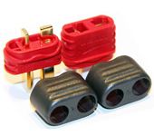 1 Pairs Amass T Plug Deans Connector With Sheath Housing For RC Lipo Battery