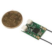 RF201S 2.4G Mini Receiver Receiving Module W.BUS S.BUS PPM 3.8-6.5V AV Transmission for RC Transmitter FPV