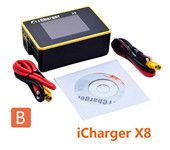 iCharger X8 1100W 30A DC LCD Screen Smart Battery Balance Charger Discharger