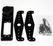 Rudder Servo Auxiliary Arm FM11-303 - Black (for 50cc petrol airplane)