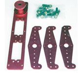 Rudder Servo Auxiliary Arm FM11-303C - Purple (for 100cc petrol airplane)