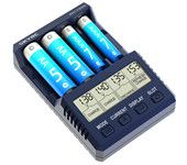 SKYRC NC1500 5V 2.1A 4 Slots LCD AA/AAA NiMH Battery Charger Discharger & Analyzer