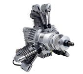 Saito FG-90R3 90cc 3-Cylinder Gasoline Radial Engine (SAIEG90R3)