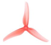 2 Pairs T-motor T5146 5146 5 Inch 3-blade Propeller compatible POPO for FPV RC Drone - Clear Red