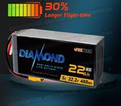 Foxtech Diamond 6S 22000mAh Semi-solid State Lipo Battery