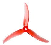 Clear Red 2pairs TMOTOR T4943 3-blade Propeller 4.9inch Paddle Freestyle Prop for RC FPV Drone Motor