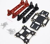 F330 Immersion Gold PCB Board Quadcopter Frame Kit - Red/ Black Arms