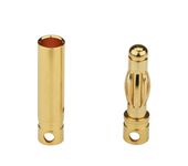 4mm Golden Plated Connector (3 pairs) AM-1003D