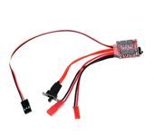 Mini 20A ESC Motor Speed RC ESC 2KHz Forward Reverse Brush Brake RC 2S for Controller Boat Car Prototank Top Regulator