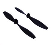 2pcs 108mm Nylon Fixed wing Glider propeller of DIY Toy Airplane CW/CCW Black DIY Toy Parts