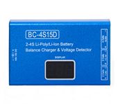 BC-4S15D 2-4S Li-poly/Li-lon Battery Balance Charger Voltage Detector For RC FPV Quadcopter Frame Drone Kit