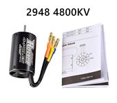 Rocket 2948 4800KV 4 Poles Brushless Waterproof Motor for Traxxas Blast Feilun FT011 600-800mm RC Boat Car