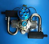 New DLE200 DLE 200CC Gasoline Engine for Paramotor ( Standard Muffler Version)