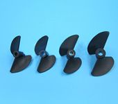 1PCS Marine 2 Blades Nylon Propeller D27mm x P40mm Aperture 3.17mm for RC Boat Models Parts