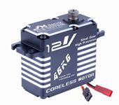 CLS-12V7346 JX Servo 46KG 12V 180 Degrees HV High Precision Steel Gear Digital Coreless Servo CNC Aluminium Shell servo