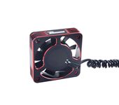 Rocket Cooling Fan 40mm Mini Aluminum Fan RC Cooling Fan Rotates at 16000RPM 7.4V For 1/10 1/8 1/12 RC Car ESC Brushless Motor