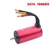 Surpass Hobby Waterproof Brushless Motor 3674 1900KV RC Car Motor for 1/8 2S 3S RC Car Drift Racing Off-Road